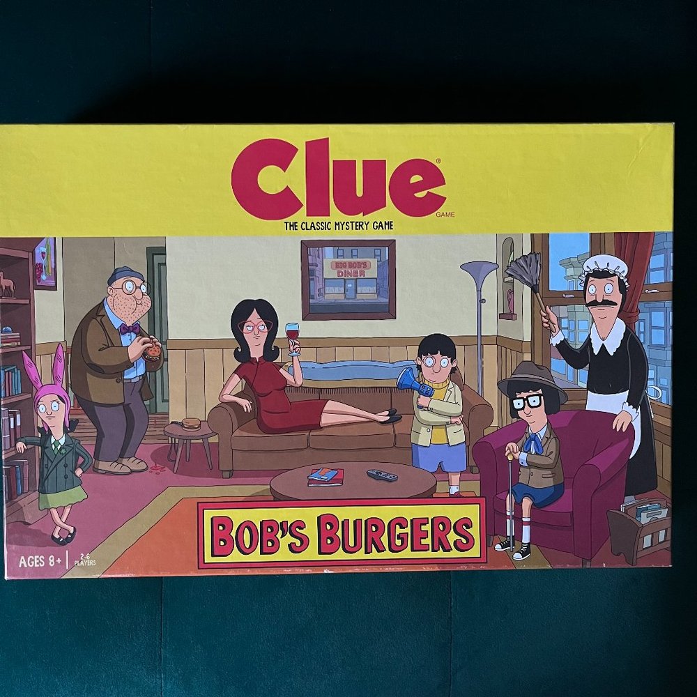 Bobs Burgers Clue Board Game